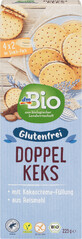 DmBio ECO Gluten Free Cream Biscuits, 225 g