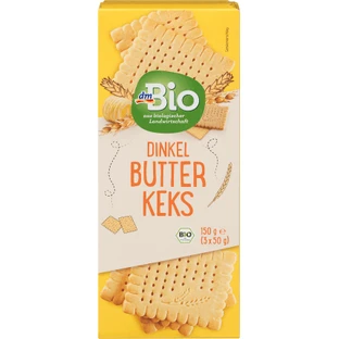 Galletas DmBio Snaut con mantequilla, 150 g