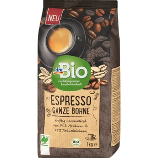 DmBio Café en grano ECO, 1000 Kg