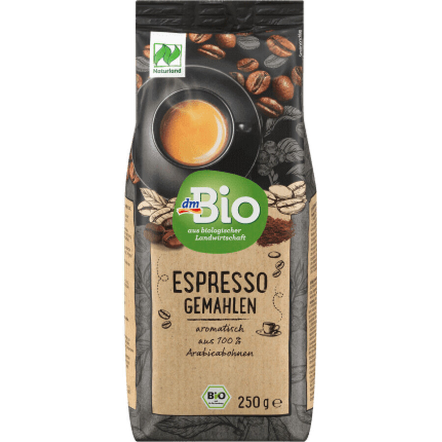 Shop DmBio Espresso Gemahlener Kaffee, 250 g DmBio Espresso Gemahlener Kaffee, 250 g