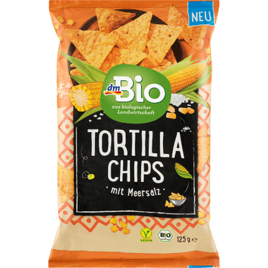 Winkel op DmBio Tortilla chips met zeezout, ECO, 125 g DmBio Tortilla chips met zeezout, ECO, 125 g