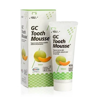 Tooth Mousse crema tópica al agua con sabor a melón, 40 g, GC