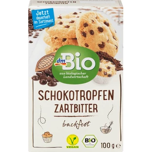 DmBio Bittere bakchocolade, 100 g