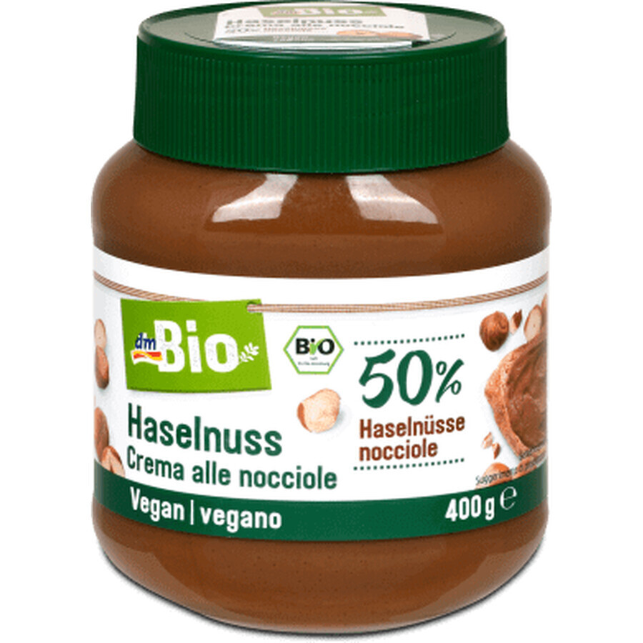 Cumpără DmBio Cremă de ciocolată tartinabilă cu alune ECO, 400 g DmBio Cremă de ciocolată tartinabilă cu alune ECO, 400 g