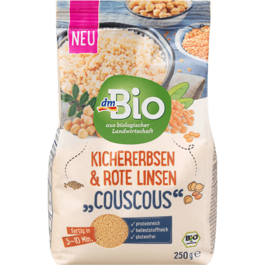 Buy DmBio Chickpea and red lentil couscous, 250 g DmBio Chickpea and red lentil couscous, 250 g