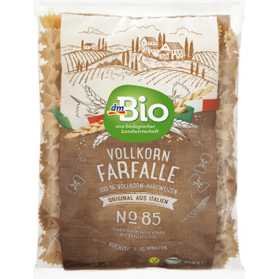 Cumpără DmBio Farfalle din grâu integral ECO, 500 g DmBio Farfalle din grâu integral ECO, 500 g