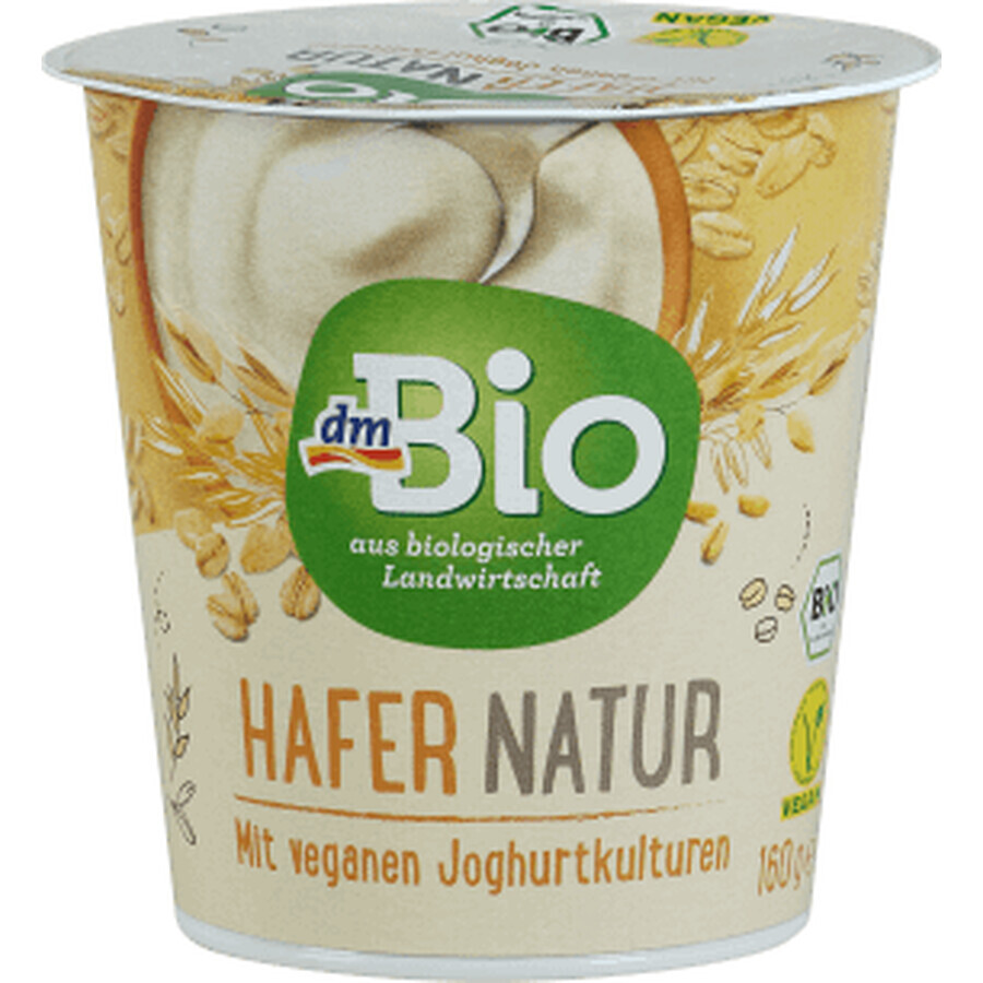 Cumpără DmBio Iaurt vegetal din ovăz natur, 160 g DmBio Iaurt vegetal din ovăz natur, 160 g