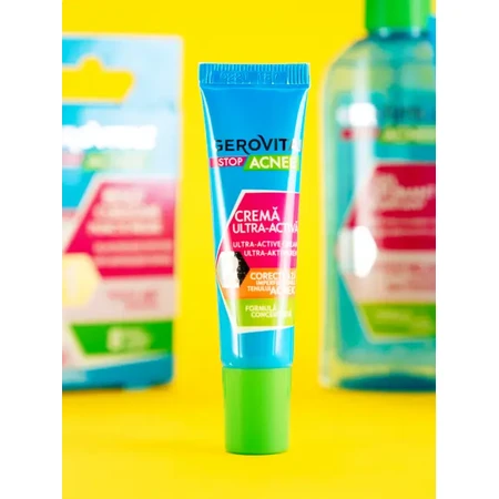 Gerovital Stop Acne Crème Ultra Active 2, 15 ml, Farmec