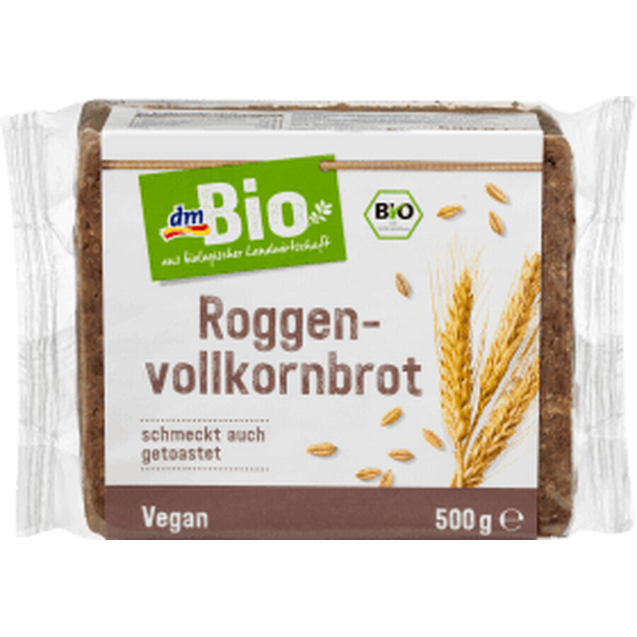 Cumpără DmBio Pâine integrală de secară, 500 g DmBio Pâine integrală de secară, 500 g
