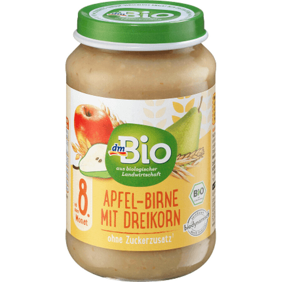 Buy DmBio Apple and pear puree with cereals 8 +, 190 g DmBio Apple and pear puree with cereals 8 +, 190 g
