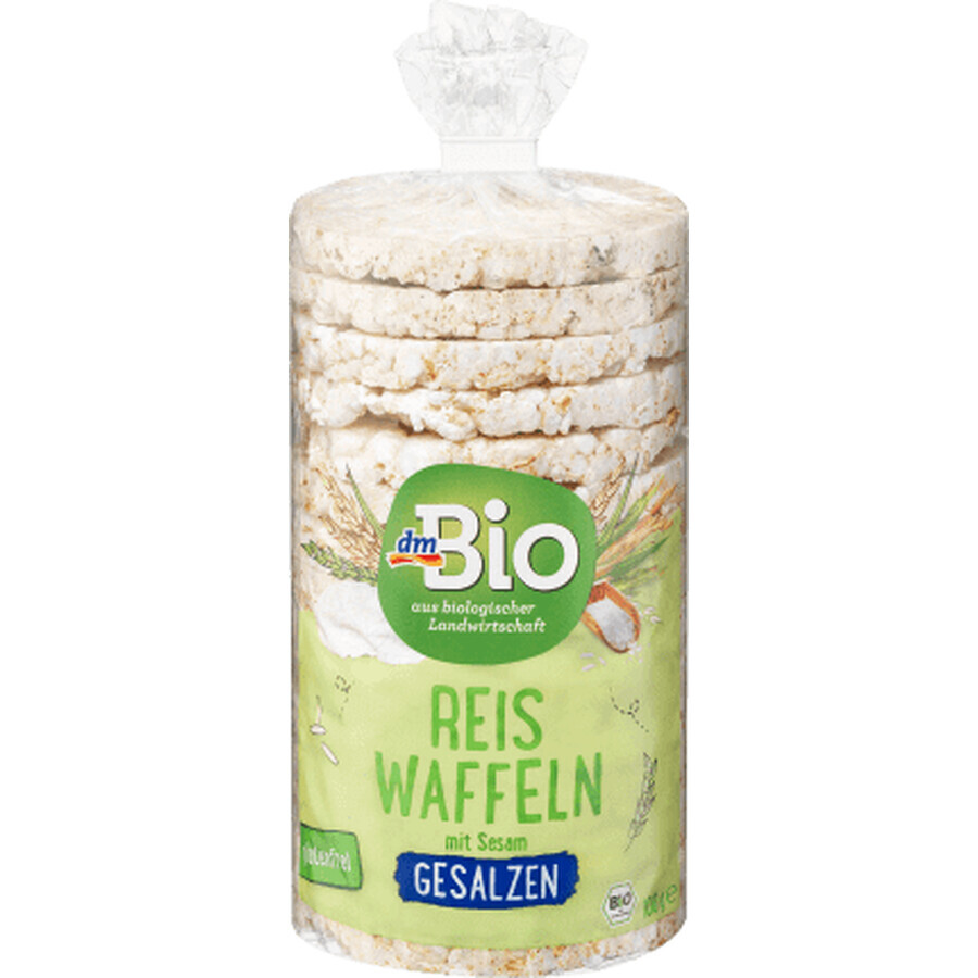 Boutique DmBio Rondelles de riz expansé salé, 100 g DmBio Rondelles de riz expansé salé, 100 g