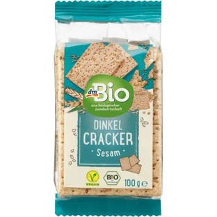 DmBio Spelt Sausage with Sesame, 100 g