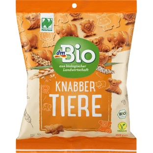 DmBio Snacks in the shape of small animals, 100 g
