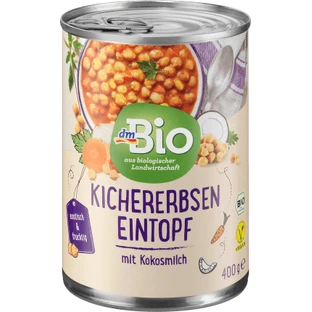 DmBio Ragoût de pois chiches ECO, 400 g