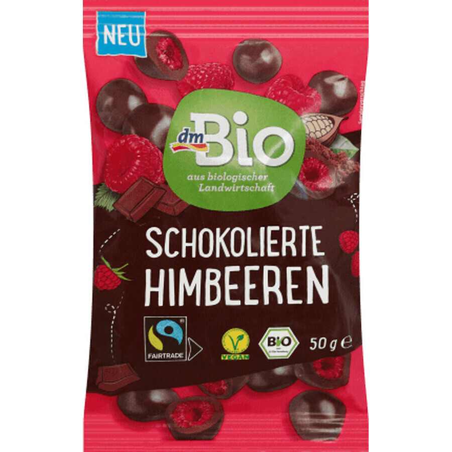 Shop DmBio Himbeere in Schokolade, ECO, 50 g DmBio Himbeere in Schokolade, ECO, 50 g