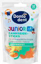 Dontodent Uncoated dental floss- sticks for children, 32 pcs