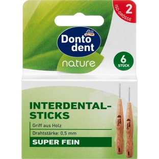 Dontodent Nature interdentale stick, 6 stuks