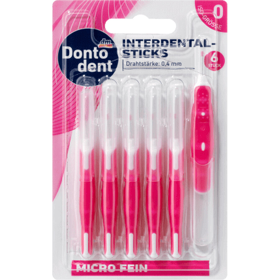 Buy Dontodent Interdental brushes, 6 pcs Dontodent Interdental brushes, 6 pcs