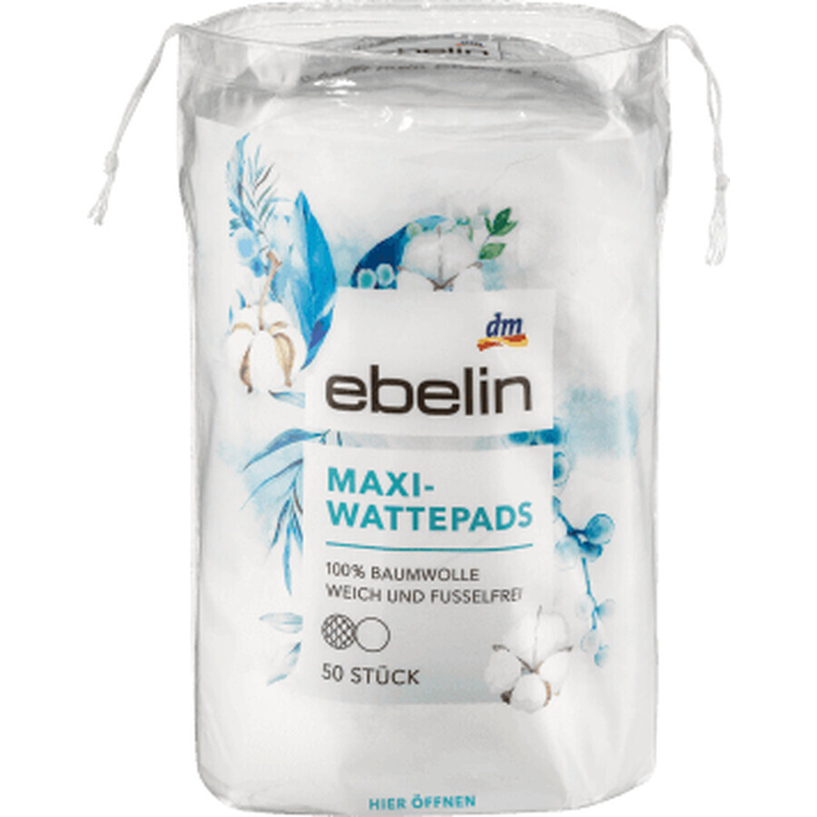Buy Ebelin Maxi cleansing pads, 50 pcs Ebelin Maxi cleansing pads, 50 pcs