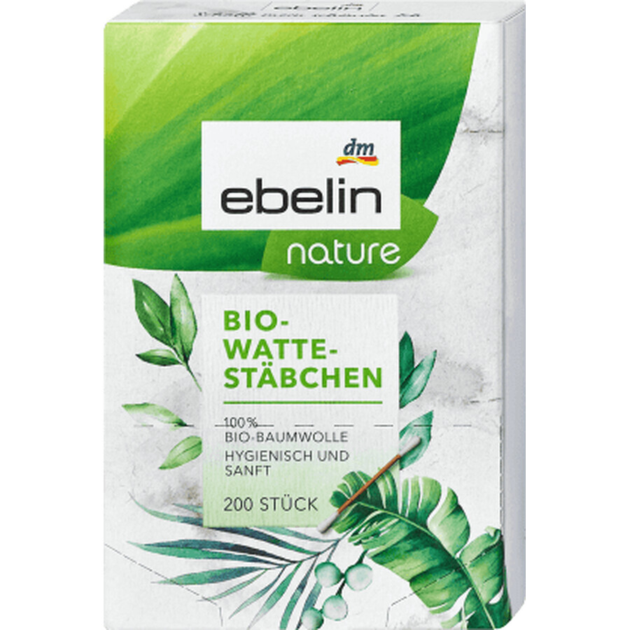 Comprar Ebelin Nature Bastoncillos de algodón orgánico, 200 unidades Ebelin Nature Bastoncillos de algodón orgánico, 200 unidades