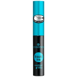 Essence Cosmetics Tinta líquida para ojos resistente al agua 01 Negro, 3 ml