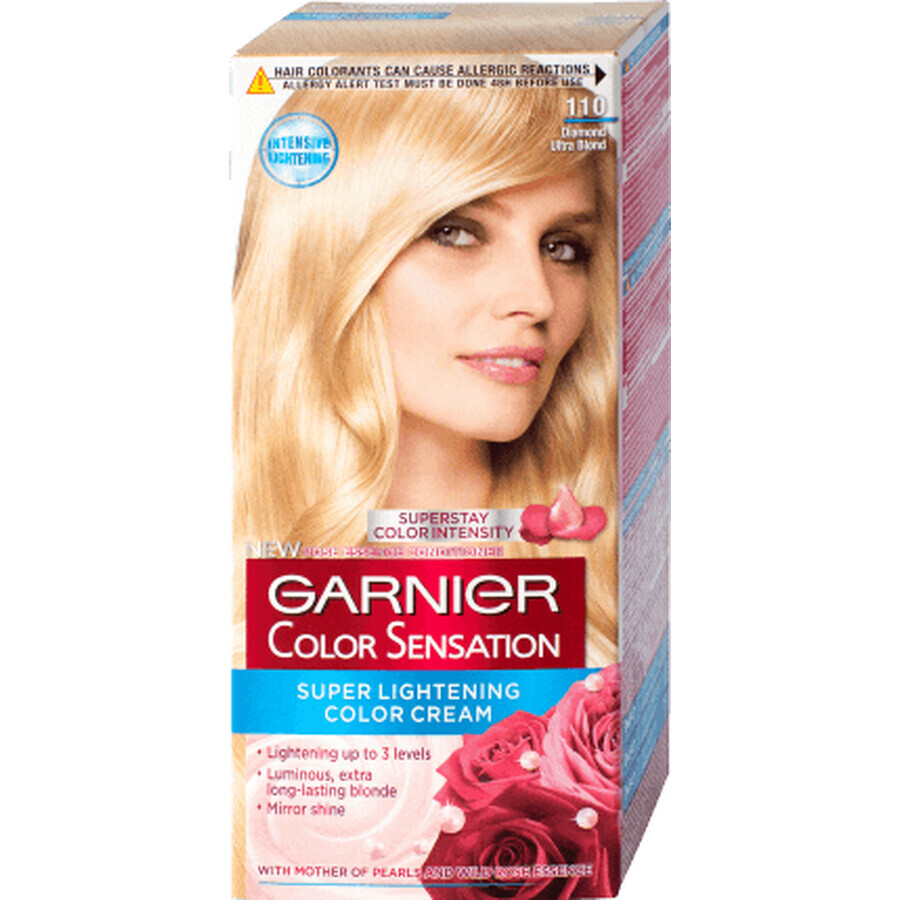 Buy Garnier Color Sensation Permanent Hair Colour 110 Diamond Blonde, 1 pc Garnier Color Sensation Permanent Hair Colour 110 Diamond Blonde, 1 pc