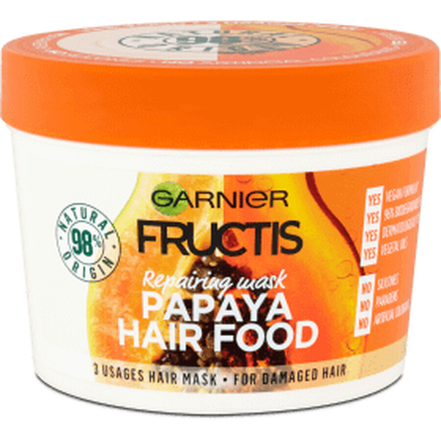 Buy Garnier Fructis Hair Mask with papaya, 396 ml Garnier Fructis Hair Mask with papaya, 396 ml