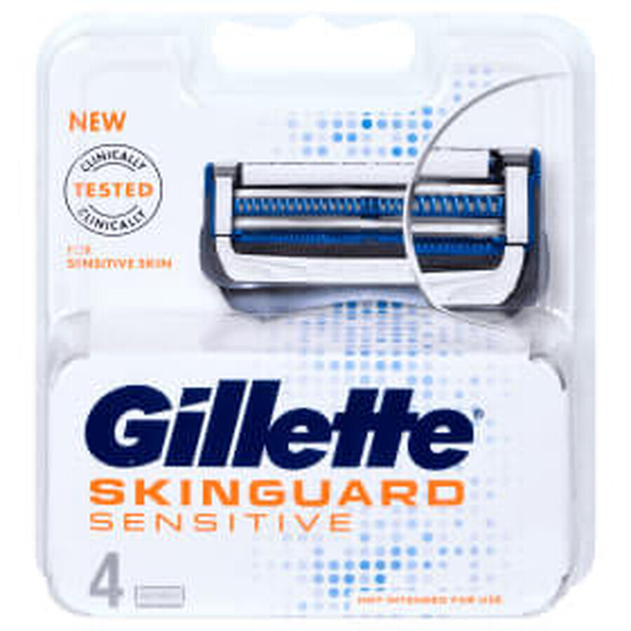 Buy Gillette Skinguard razor blade refills, 4 pcs Gillette Skinguard razor blade refills, 4 pcs