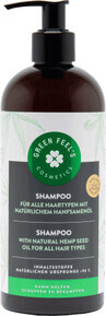 Green Feels Shampoo con olio di canapa, 400 ml
