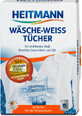 HEITMANN White laundry wipes, 20 pcs