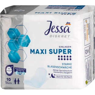 Absorbentes Jessa maxi super, 10 unidades