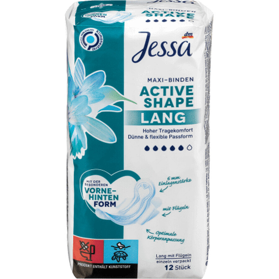 Shop Jessa Ultra Long Absorbent Active Shape, 12 Stück Jessa Ultra Long Absorbent Active Shape, 12 Stück