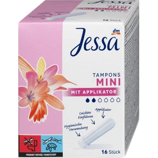 Jessa Mini-Pads mit Applikator, 16 Stück