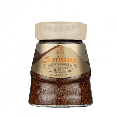 Juan Valdez Oploskoffie Vanille & Kaneel, 95 g