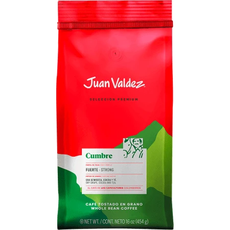 Juan Valdez Cumbre koffiebonen, 454 g