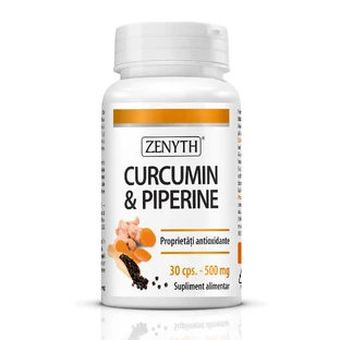 Curcumine &amp; Piperine, 30 capsules, Zenyth