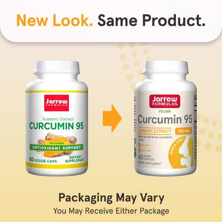 Curcumine 95 500 mg Jarrow Formulas, 60 capsules, Secom