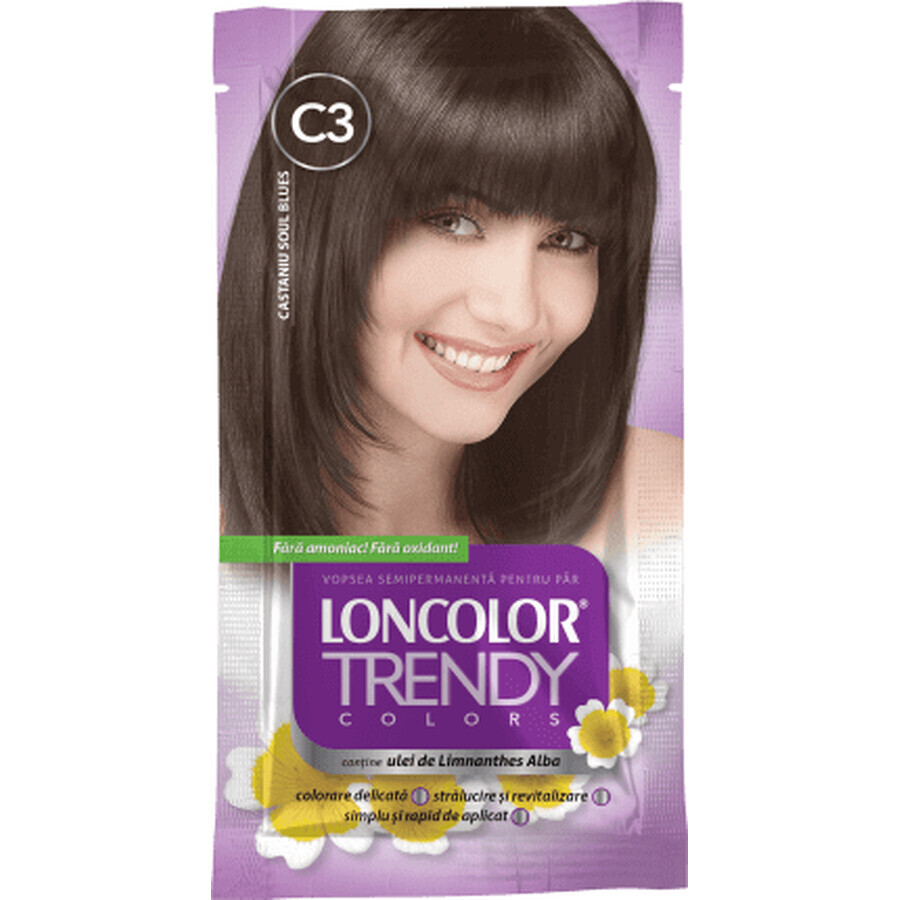 Comprar Loncolor TRENDY Pintura semipermanente marrón soul blues C3, 1 unidad Loncolor TRENDY Pintura semipermanente marrón soul blues C3, 1 unidad