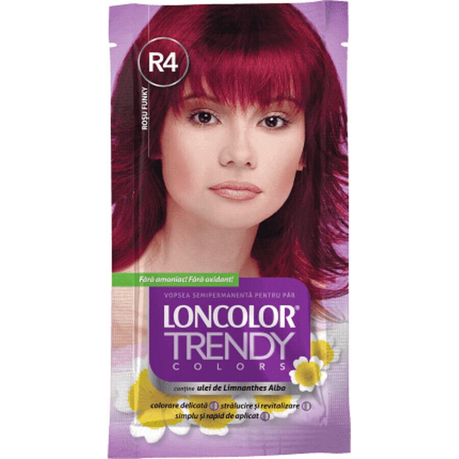 Comprar Loncolor TRENDY Pintura semipermanente rojo funky R4, 1 ud. Loncolor TRENDY Pintura semipermanente rojo funky R4, 1 ud.
