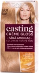 Loreal Paris CASTING CREME GLOSS Hair dye 801 satin blonde, 1 piece