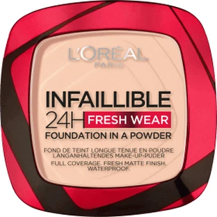 Loreal Paris Infaillible 24H Fresh Wear Poudre Compacte 180 Rose Sand, 9 g