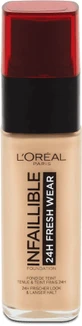Loreal Paris Infaillible 32H Fresh Wear fondotinta 200 Lino Naturale, 30 ml