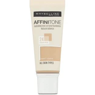 Maybelline New York Affinitone Base de Maquillaje 24 Beige Dorado, 30 ml