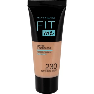 Maybelline New York Base de maquillaje Fit Me Matte &amp; Poreless 230 Natural Buff, 30 ml