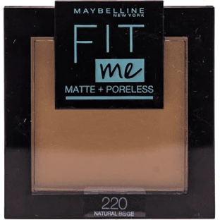 Maybelline New York Polvos compactos Fit Me Matte+ Poreless, 9 g