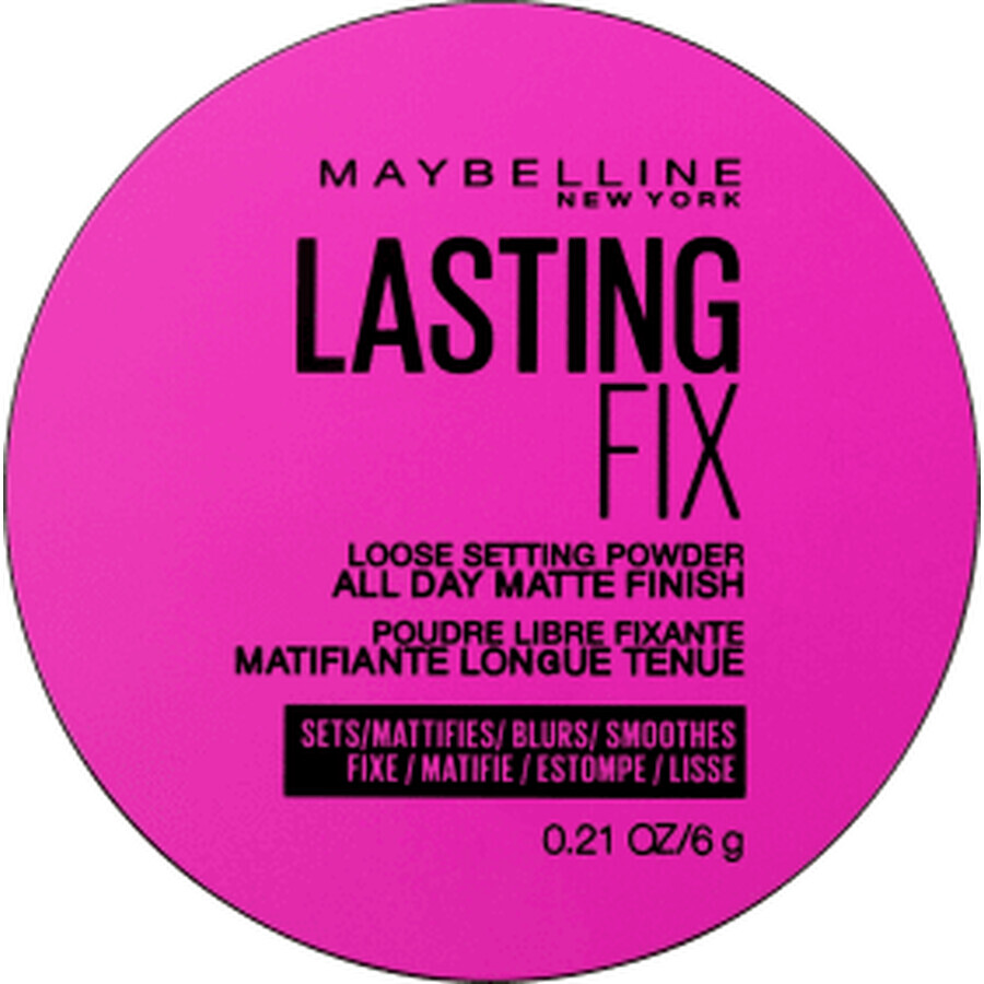 Boutique Maybelline New York Lasting Fix Poudre Translucide, 6 g Maybelline New York Lasting Fix Poudre Translucide, 6 g