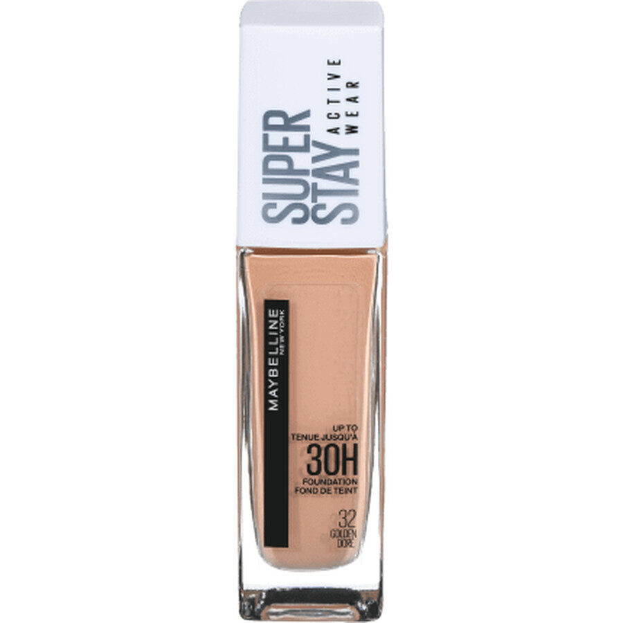 Shop Maybelline New York SuperStay 30H Active Wear Foundation 32 Golden, 30 ml Maybelline New York SuperStay 30H Active Wear Foundation 32 Golden, 30 ml