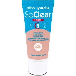Miss Sporty So Clear Foundation 002 Medium, 30 Stück