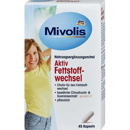 Mivolis Aktiv metabolism stimulator, 45 pcs