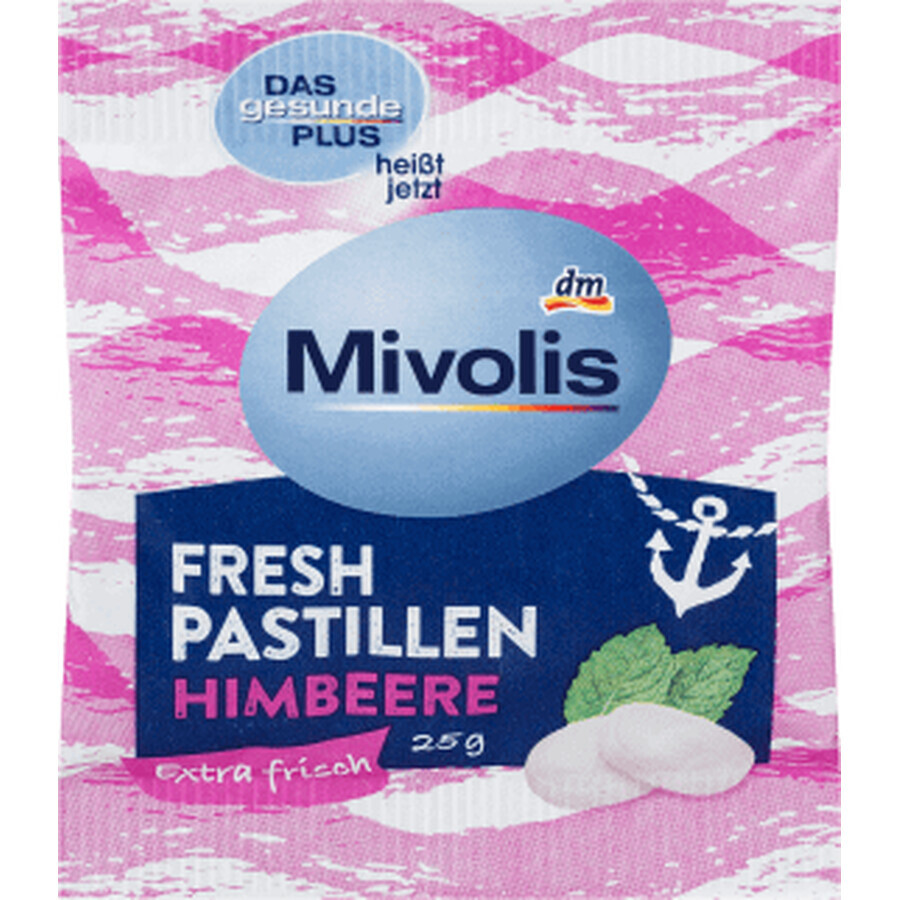 Winkel op Mivolis Frisse adem snoepjes, framboos, 25 g Mivolis Frisse adem snoepjes, framboos, 25 g